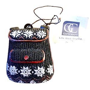 Backpack Bag Hanging Christmas Tree Ornament Camping by Giftcraft NEW